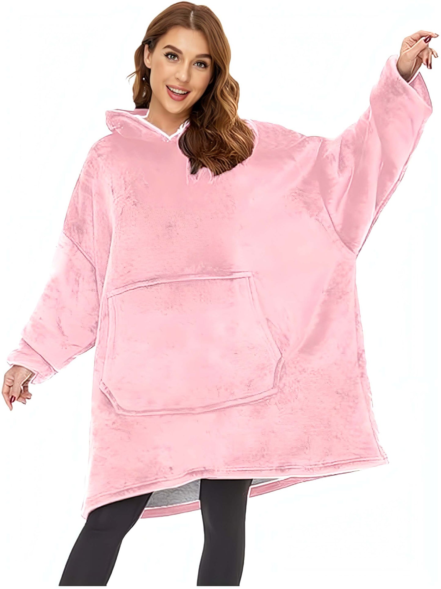 Plaid à Capuche Ultra-Doux