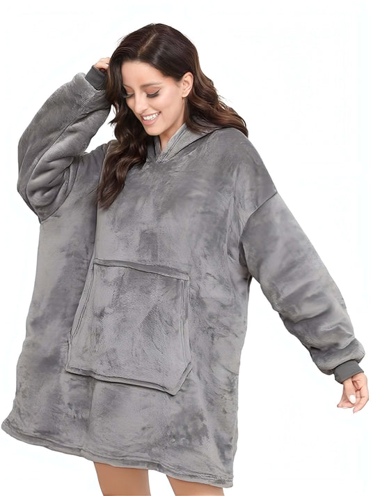 Plaid à Capuche Ultra-Doux