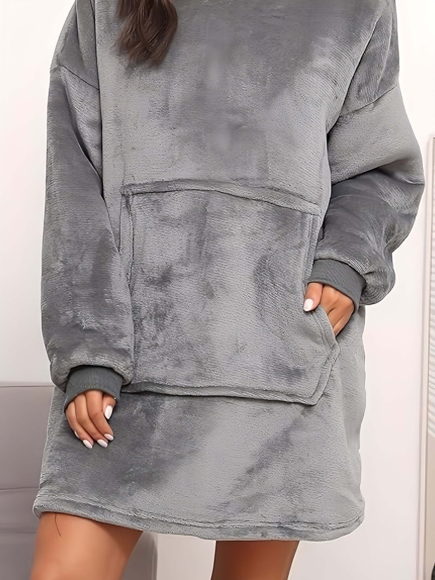 Plaid à Capuche Ultra-Doux