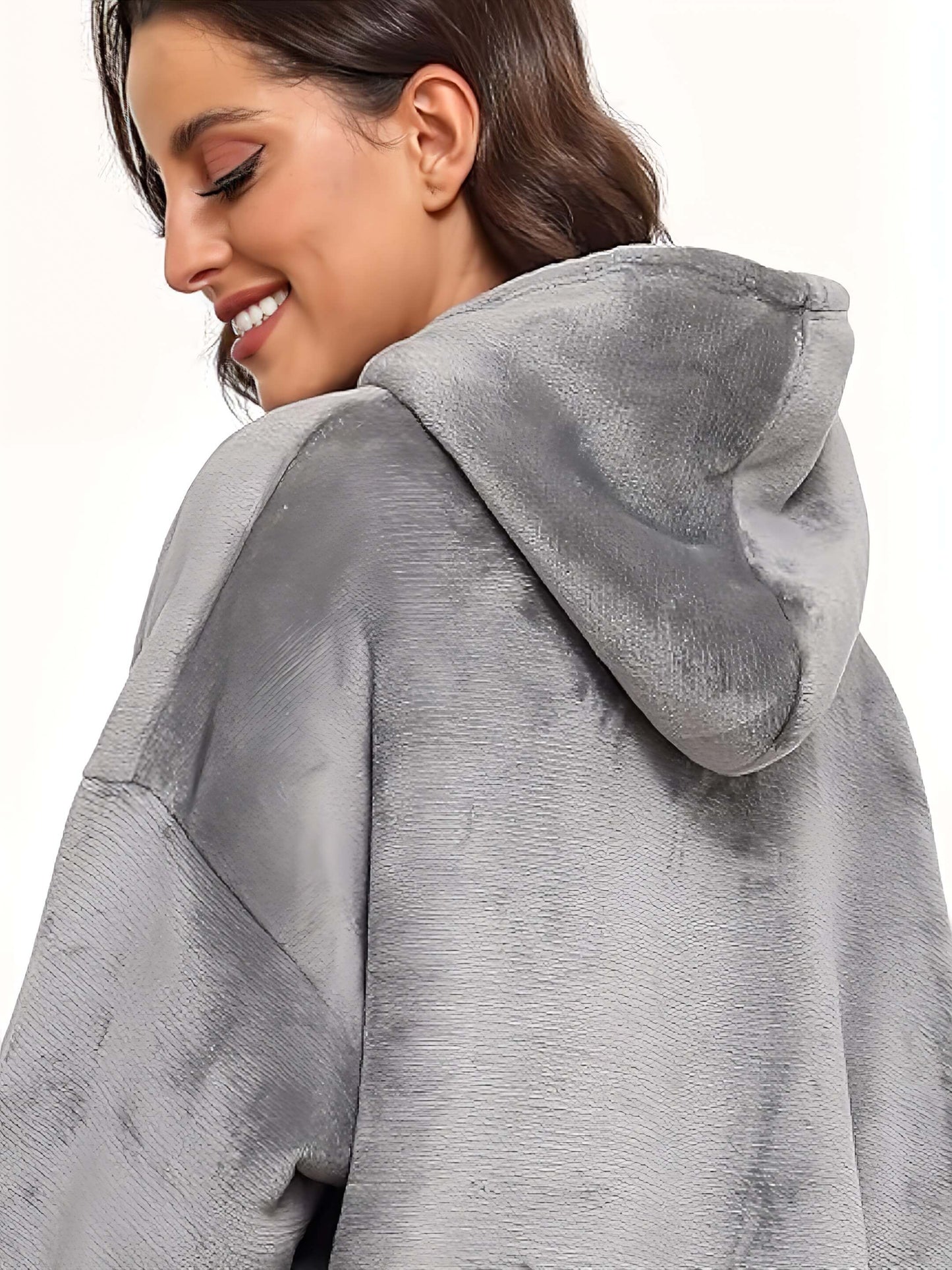 Plaid à Capuche Ultra-Doux