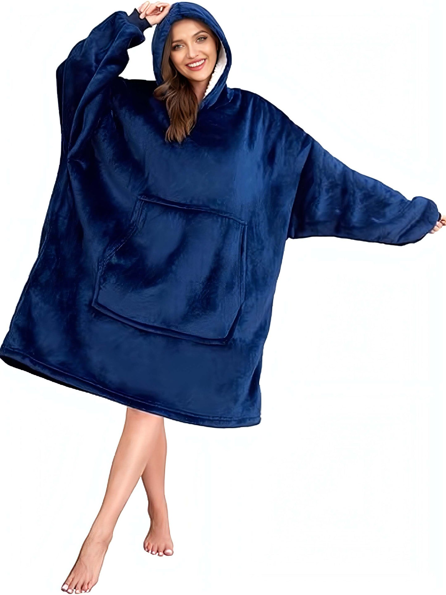 Plaid à Capuche Ultra-Doux